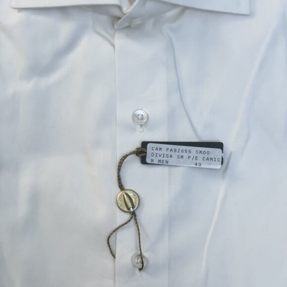 LORO PIANA Men's White Dress Shirt 15.75/40 NWT - Picture 3 of 12